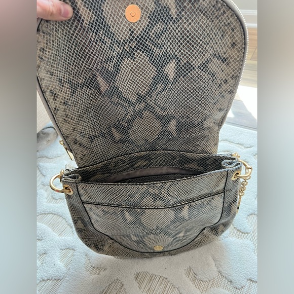 Michael Kors Python Crossbody Handbag - Picture 9 of 12